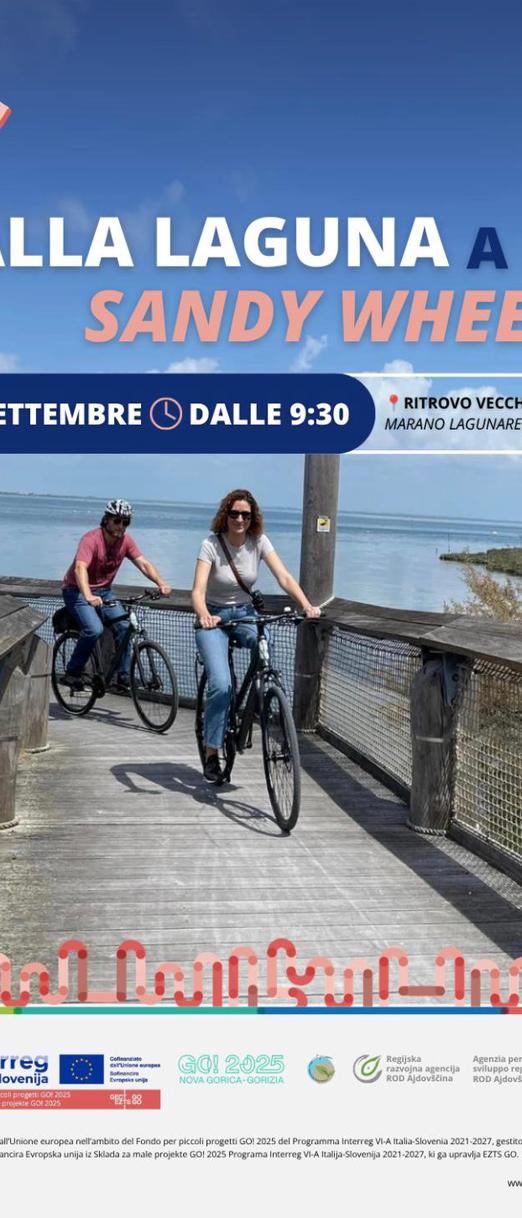 DALLA LAGUNA A SANDY WHEELS - 26 SETTMEBRE 2026 